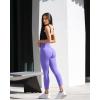 imageOQQ Womens 2 Piece Yoga Legging Seamless Workout High Waist Butt Liftings Athletic LeggingsHide Pink purple
