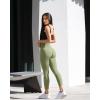 imageOQQ Womens 2 Piece Yoga Legging Seamless Workout High Waist Butt Liftings Athletic LeggingsJade Green grey Blue