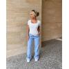 imageOQQ Womens 2 Piece Bodysuits Sexy Ribbed One Piece Square Neck Short Sleeve BodysuitsRed White