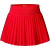 imageOQQ High Waist ALine Pleated Mini Skirts Athletic Skorts Short Active Skirt for Golf Running WorkoutRed