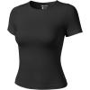 imageOQQ Womens T Shirt Summer Tops Crew Neck Short Sleeve Fashion Basic Tee Vacation Clothes 2025 ShirtsBlack
