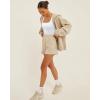 imageOQQ Womens 3 Piece Tank Tops Ribbed Seamless Workout Exercise Shirts 2025 Summer Basic CamisFluorescentpink Beige White