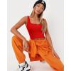 imageOQQ Womens 3 Piece Tank Tops Ribbed Seamless Workout Exercise Shirts 2025 Summer Basic CamisRed beige sea Salt Blue