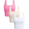 Fluorescent-pink Beige White