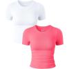 Fluorescent Pink white