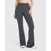 imageOQQ Yoga Pants Women High Waist Leggings Casual Soft Flared BottomsGraphite Grey