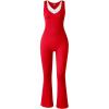 imageOQQ Womens Jumpsuits V Neck Basic Sleeveless Stretch ClassicFit Sexy Long Pants Rompers 2025Red