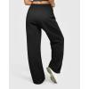 imageOQQ Womens Sweatpants 2025 Baggy Wide Straight Leg Pants with PocketsBlack