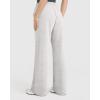 imageOQQ Womens Sweatpants 2025 Baggy Wide Straight Leg Pants with PocketsLight Heather Grey