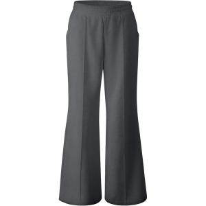 imageOQQ Womens Sweatpants 2025 Baggy Wide Straight Leg Pants with PocketsDarkgrey