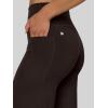 imageOQQ Yoga Pants Women High Waist Stretch Soft Casual Wide Legging Bottoms with PocketsDarkbrown